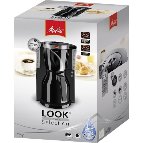 Melitta Look III Therm Selection 1011-11 wh cafetière à filtre avec thermos AromaSelector blanc