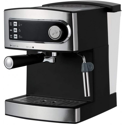 Espresso Machine à Expresso 20 Bar 850W 1.6 l,One Touch Control Chauffe-tasses décharge de pression auto buse à vapeur pour mousse de lait