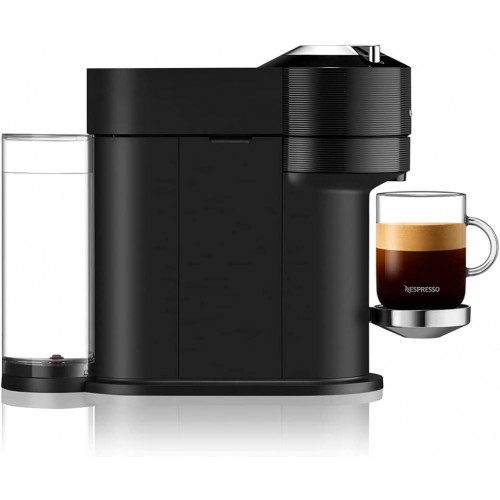 Krups Nespresso Vertuo Next noir mat + 52 capsules Nespresso offertes Machine à café 1,1 L Café filtre Espresso Café grande tasse Café fraîchement moulu Café long Nespresso Gran Lungo YY4801FD