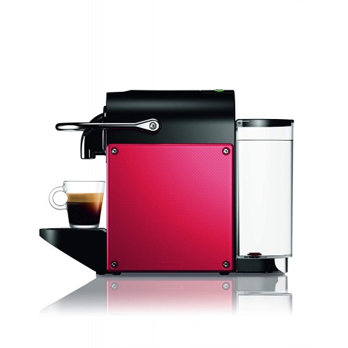 Nespresso De'Longhi Pixie EN124 Cafetière à dosettes 19 bars réservoir à eau de 0,7 L arrêt automatique rouge