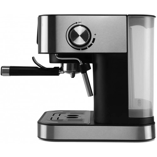 Orbegozo EX 6000 Machine à expresso et cappuccino pression 20 bar réservoir 1,5 l compatible dosettes 1 050 W