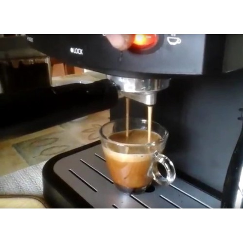 Sirge CREMAEXPRE machine à espresso cafè italian pump Machine à expresso pour poudre 850 W 15 Bars | Expresso cappuccino latte macchiato XXL-Crema Café Lungo