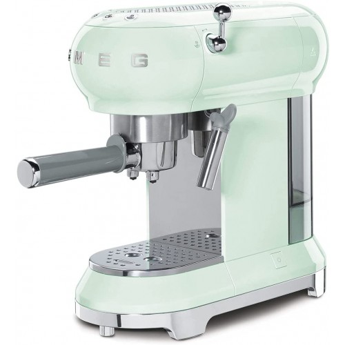 Smeg ECF01PGEU Machine à café espresso 1350W Vert Pastel