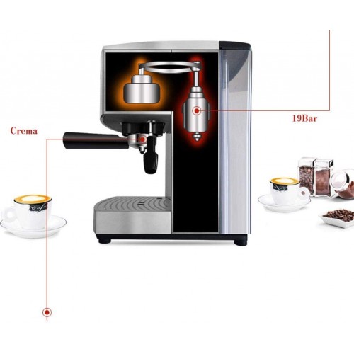 WSAND Machine à espresso Le plus populaire semi-automatique Machine à expresso Machine à expresso italienne