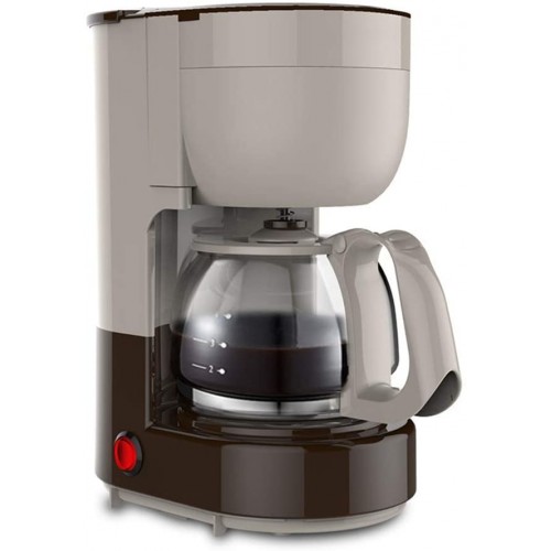 YQGOO Tasse à Expresso pour Machine à café cafetière pour 5 Personnes Petite Machine à café isolée ménagère Automatique Couleur: café Gris