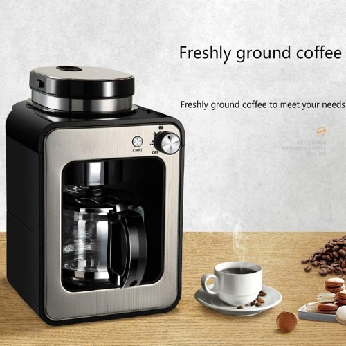 ZGZXD Mini Machine à café Machines à café Bean-to-Cup Machines à café automatiques Multifonctions intelligentes à Commande américaine Cafetières filtres