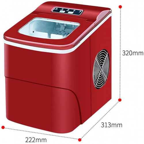 BEAGHTY Machine à glaçons Portable compacte Machine à glaçons pour réfrigérateur de comptoir Machine à glaçons Faible Bruit pour Restaurants Bars Maisons et Bureaux