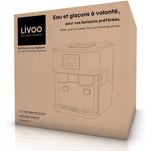 Livoo Distributeur à eau et glaçons DOM456