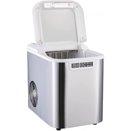 Machine à glaçons de comptoir Ice Maker Machine Portable Ice Cube Machine Glacon électrique 9 glaçons prêts en 9-10 Minutes 33 lb 24h for Maison Cuisine Bar Fête