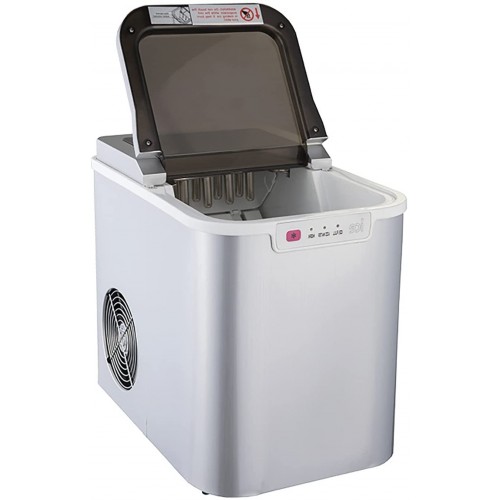 Machine à glaçons de comptoir Ice Maker Machine Portable Ice Cube Machine Glacon électrique 9 glaçons prêts en 9-10 Minutes 33 lb 24h for Maison Cuisine Bar Fête