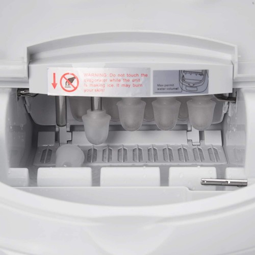 WOLTU EM03ws Machine à glaçons 12kg réservoir d'eau de 2,8 litres,Ice Maker Machine à Glace 120W,Blanc