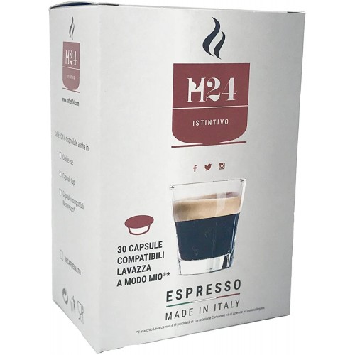 480 Lavazza A Modo Mio Capsules Café Compatible Caffè H24 Neapolitan Espresso