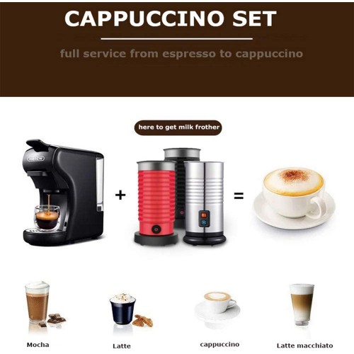 à café Latte Cappuccino Convient à Tous Les Types de Capsules économie d'énergie arrêt Intelligent 19 Bars réservoir d'eau de 600 ML 40 Secondes de café. Utilisé pour Le Brassage à Domicile