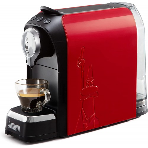 Bialetti Elettrico Bialetti Super Machine à café 1200 W 0,7 l rouge