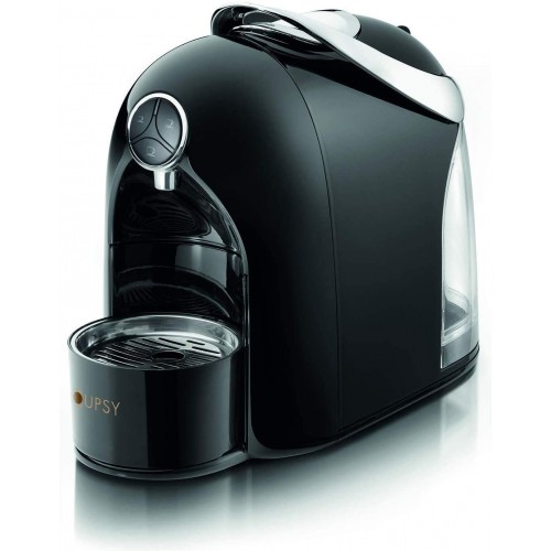 Cafetière CUPSY avec Capsules Emballage Exclusif 2-en 1-Machine à café filtre-48 Capsules Savoureuse Black
