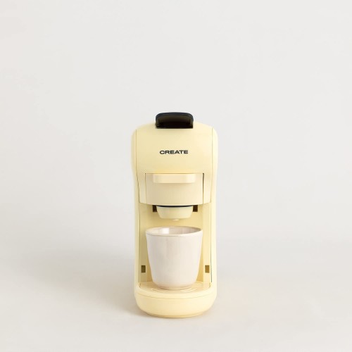 CREATE POTTS STYLANCE Machine à café Express multi-capsules Jaune Taille réduite légère et compacte