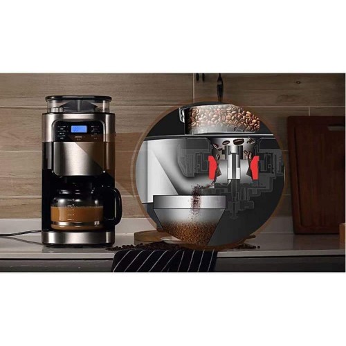 HaoLi Fonction de minuterie de Machine à café ，900W ，1,5L