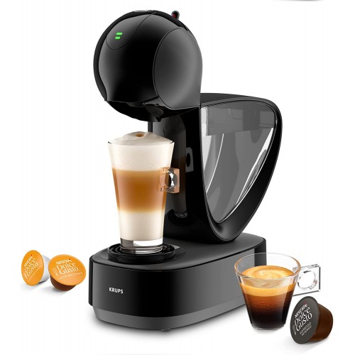 Krups Infinissima Touch noire Machine à café pour préparer plusieurs boissons Base Nescafé Dolce Gusto Haute pression allant jusqu'à 15 bars Ecran tactile Mode éco 1 minute YY4667FD