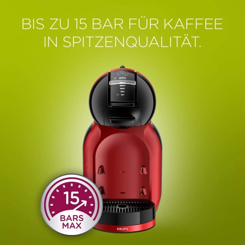 Krups KP 1201 Nescafé Dolce Gusto Mini Me – Machine à café à capsule automatique cherry rot schwarz