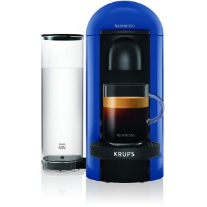 Krups Machine Expresso Nespresso Vertuo Plus Bleu Machine A Café Cafetière Expresso 5 Tailles De Tasses 1.2L YY4228FD