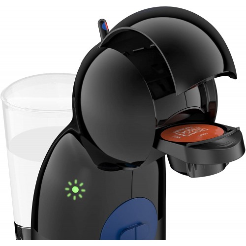 KRUPS Nescafé Dolce Gusto Piccolo XS Machine à café à capsules pour boissons chaudes et froides 15 bars de pression dosage manuel de l’eau Noir KP1A08