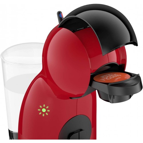 Krups Nescafé Dolce Gusto Piccolo XS rouge Machine à café ultra compact Cafetière à dosette, Multi-boissons Intuitive Pression 15 bars Mode éco KP1A3510