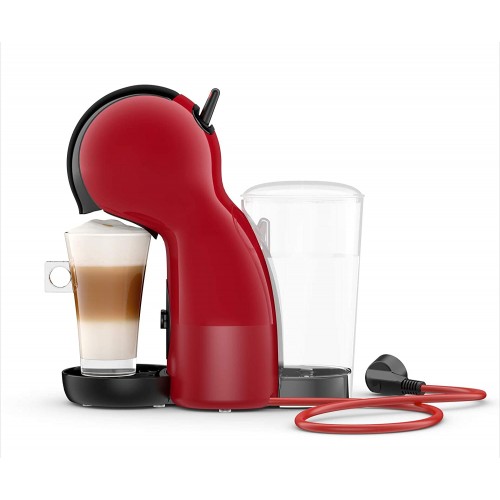 Krups Nescafé Dolce Gusto Piccolo XS rouge Machine à café ultra compact Cafetière à dosette, Multi-boissons Intuitive Pression 15 bars Mode éco KP1A3510