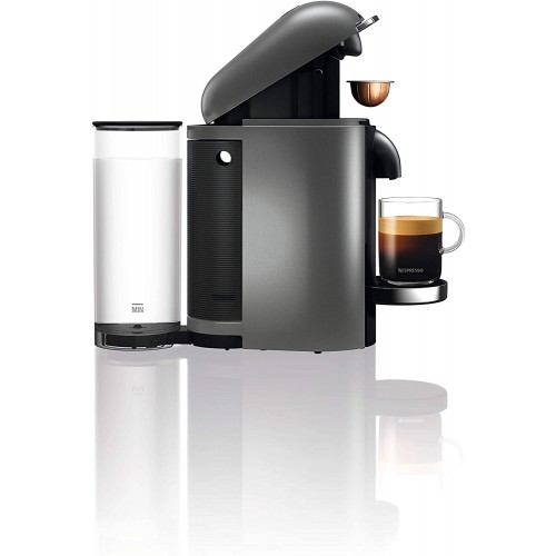 Krups Nespresso Vertuo Plus Machine à café Capacité du réservoir : 1,7 l Titanium acier inoxydable.