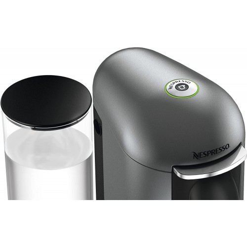 Krups Nespresso Vertuo Plus Machine à café Capacité du réservoir : 1,7 l Titanium acier inoxydable.