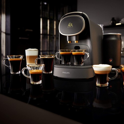L'OR Barista LM8018 90 Machine à café à capsules Latte Piano Noir
