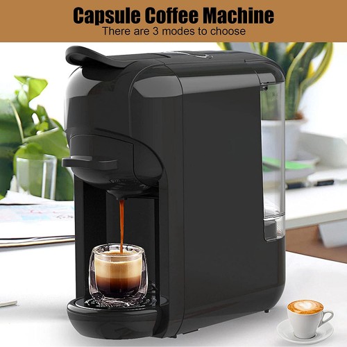 Machine à café à capsules cafetière multifonction haute pression Machine à café à capsules avec réservoir d'eau de grande capacité pour bureau à domicile