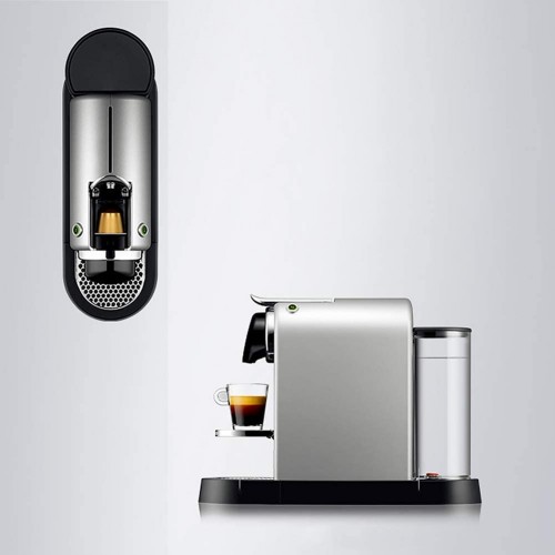 Machine à café Automatique à Capsules Office Home Lait Latte Cappuccino-Argent