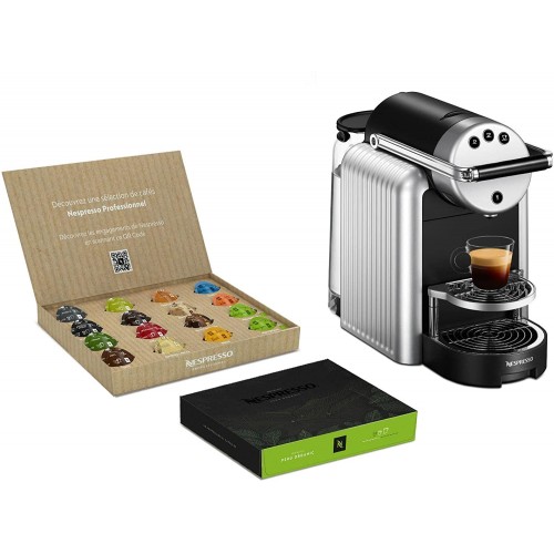 Nespresso Professionnel – Machine à Café Zenius pour Capsules – SAV 1 An Inclus et Capsules Offertes – Adaptée aux Professionnels