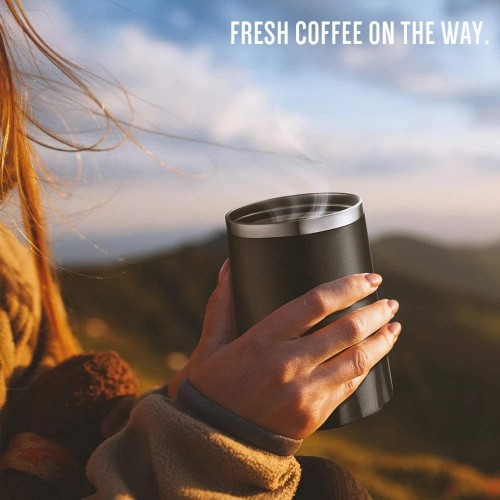 NXYJD Cafetière Portable Tout-en-Un Verser sur Une Tasse de Voyage en Pot de café avec Filtre de broyeur Cold Brew Manuel Cafete