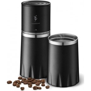 NXYJD Cafetière Portable Tout-en-Un Verser sur Une Tasse de Voyage en Pot de café avec Filtre de broyeur Cold Brew Manuel Cafete