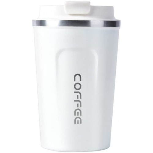 PPITVEQ Cafetière portable tasse à café à double paroi avec filtre en acier inoxydable tasse à café étanche tasse à café pour camping-car de voyage en plein air cadeau d'anniversaire pour hommes e