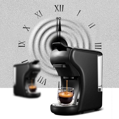 SPNEC PQQWW Machine à café Expresso Capsule Machine à Expresso dosettes Machine à Espresso Poudre Capsule Multiple