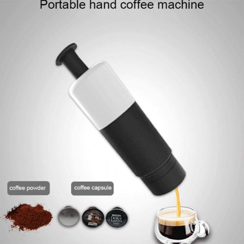 YBZS Mini Machine Portable Capsules de café de Pression MANUELLES Coupe de Cuisson 21 Italian Bar Espresso Maker Extraction Pot