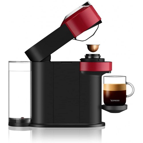 Krups Nespresso Vertuo Next rouge + 52 capsules Nespresso offertes Machine à café 1,1 L Café filtre Espresso Café grande tasse Café fraîchement moulu Café long Nespresso Gran Lungo YY4800FD