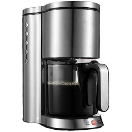Machine à Café à Capsules américaine Espresso en Acier Inoxydable Fonction Anti-Goutte Pichet en Verre Entièrement Automatique Inclus Filtre 1.25 L