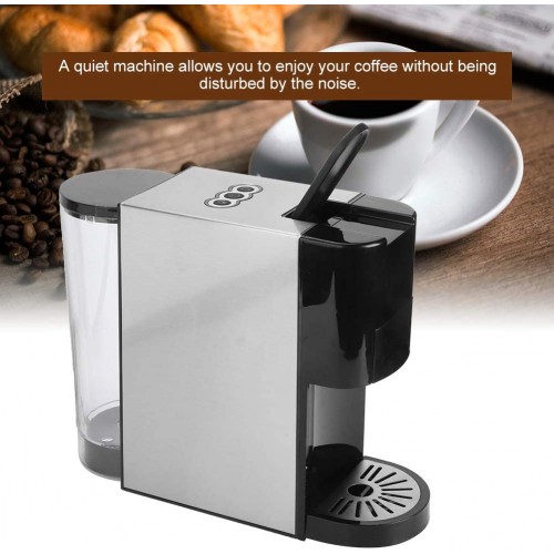Zwinner Cafetière Machine à café Expresso Portable à Une Touche Machine à café à Capsules cafetière à Infusion Rapide pour café à DomicilePink