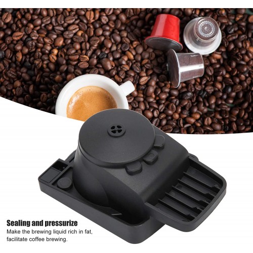 Adaptateur de convertisseur de capsules de café réutilisable de 1,1 pouce compatible avec les accessoires de machine à café à capsules