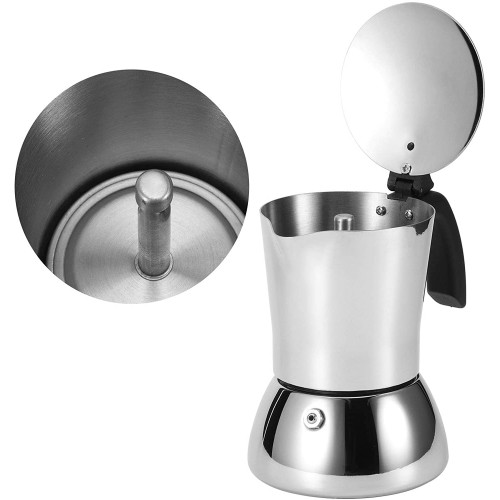 Bouilloire à café cafetière durable pour cafés pour réchaud de camping pour cuisinière à induction pour cuisine