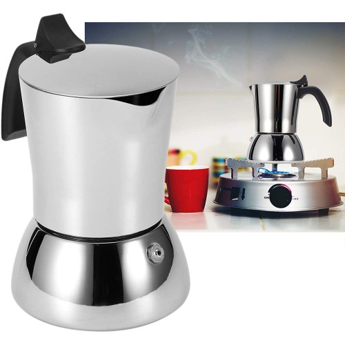 Bouilloire à café cafetière durable résistance aux hautes températures avec poignée anti-brûlure pour cuisinière à gaz pour cafés pour réchaud de camping pour cuisine