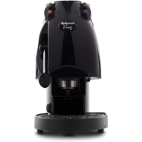 Didiesse Frog Revolution Machine à café utilisable avec dosettes de diamètre 38 44 mm 650 W Noir brillant