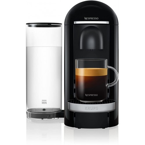Krups Nespresso Vertuo Plus Machine à café Capacité du réservoir : 1,7 l Noir acier inoxydable