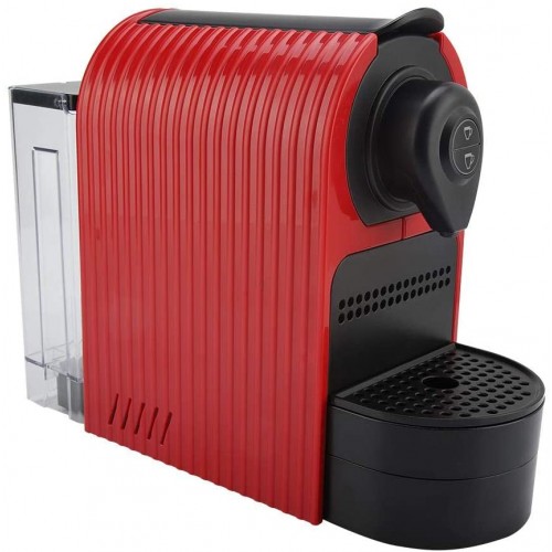 Machine à café machine à expresso pour machine à café avec support de tasse réglable économie d'énergie et sécurité avec mode de désactivation automatique pour lait lait froid etcUE rouge