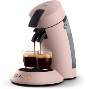 Philips Senseo Original Plus CSA210 30 Machine à café à dosettes sélection de la puissance du café technologie Coffee Boost en plastique recyclé Rose