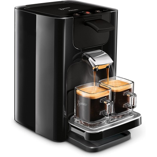 Senseo Quadrante HD7865 60 Machine à café capsules 1,2 L Cafetière 8 tasses Noir Autonome Café en capsules Noir Boutons 50 60 Hz