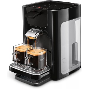 Senseo Quadrante HD7865 60 Machine à café capsules 1,2 L Cafetière 8 tasses Noir Autonome Café en capsules Noir Boutons 50 60 Hz